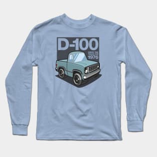 D100 - 1976 (Light Blue) Long Sleeve T-Shirt